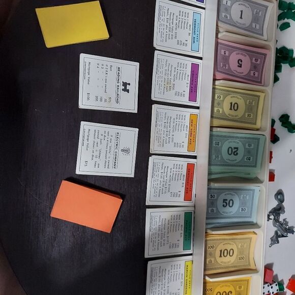 VINTAGE 1985 MONOPOLY GAME #0009-Complete-Made in - Picture 8 of 10